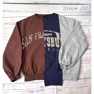 Urban Outfitters Women's  Patchwork Football Sweatshirt Size Small Long Sleeves